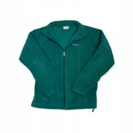 Bluzy damskie - Rozpinana zielona bluza damska COLUMBIA S - miniaturka - grafika 1