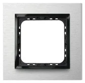 Klawisze i ramki - Ospel Impresja szczotkowane aluminium ramka R-1YAC/62/25 R-1YAC/62/25 - miniaturka - grafika 1