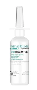 NANO-TECH Nanobiotic Med Silver Nos i Zatoki, 30ml - Przeziębienie i grypa - miniaturka - grafika 1