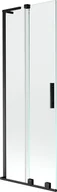 Parawany nawannowe - Mexen Velar L parawan nawannowy 2-skrzydłowy rozsuwany 70 x 150 cm, transparent, czarny - 896-070-003-01-70 - miniaturka - grafika 1