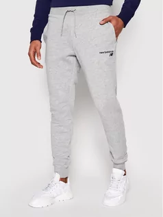 Spodnie męskie - NEW BALANCE Spodnie dresowe C C F Pant MP03904 Szary Athletic Fit - grafika 1