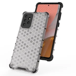 Honeycomb etui pancerny pokrowiec z żelową ramką Samsung Galaxy A72 4G czarny - Etui i futerały do telefonów - miniaturka - grafika 6
