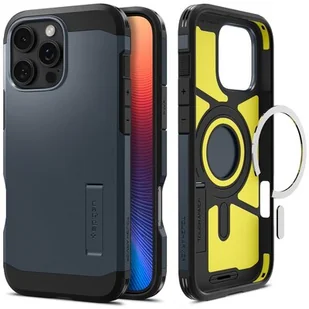 Spigen Tough Armor Mag Magsafe do iPhone 16 Pro Metal Slate - Etui i futerały do telefonów - miniaturka - grafika 1