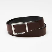 Paski - Brązowy Skórzany Pasek Męski Big Star - miniaturka - grafika 1