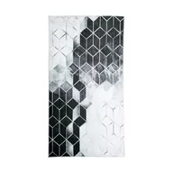 Dywany - Dywan Premium Geometria czarno-białyy 80 x 150 cm - miniaturka - grafika 1