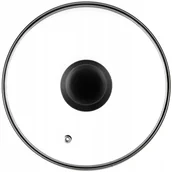 Pokrywki - Pokrywa żaroodporna z uchwytem 30 cm, czarna - miniaturka - grafika 1