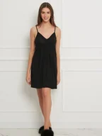 Piżamy ciążowe - KOSZULKA NOCNA 02 - czarny L - miniaturka - grafika 1