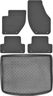 Volvo V40 Hatchback od 2012-2019r. Bagażnik MIX-PLAST 31022 + Dywaniki MOTOHOBBY 190603 - Dywaniki samochodowe - miniaturka - grafika 1