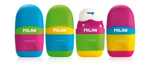 Milan Temperówka z Gumką Capsula Mix 4701236 - Gumki biurowe - miniaturka - grafika 1