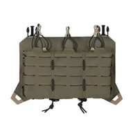 Odzież taktyczna i umundurowanie - Panel Direct Action Triple Rifle Magazine Flap - Ranger Green - miniaturka - grafika 1