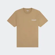 Koszulki męskie - t-shirt uomo wrangler 112362818 casey jones cappuccino - miniaturka - grafika 1