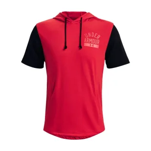Koszulka męska Under Armour Rival Terry CB SS Hoodie - Koszulki sportowe męskie - miniaturka - grafika 5