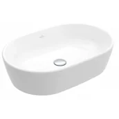 Umywalki - VILLEROY - BOCH 5A266001 Architectura Umywalka stojąca na blacie, 600 x 400 x 155 mm, Weiss Alpin, z przelewem, Nieszlifowany - miniaturka - grafika 1