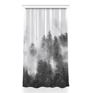 Zasłony - Gotowa zasłona z nadrukiem Mglisty las 150x260 cm, Fabricsy - miniaturka - grafika 1