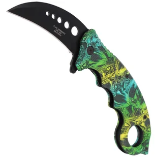 Nóż składany karambit Herbertz CJH Snake Design, Black Blade (ART000139 - 572613) - Noże - miniaturka - grafika 4