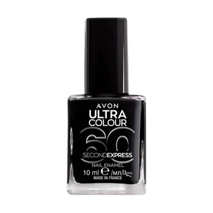Avon Ultra Colour 60 Second Express Lakier do paznokci - Power Black - 10ml - Lakiery do paznokci - miniaturka - grafika 1