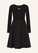Sukienki i spódniczki dla dziewczynek - Calvin Klein Sukienka Z Mieszanki Materiałów schwarz - miniaturka - grafika 1
