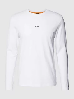 Koszulki męskie - Bluzka z długim rękawem i okrągłym dekoltem model ‘Chark’ - grafika 1