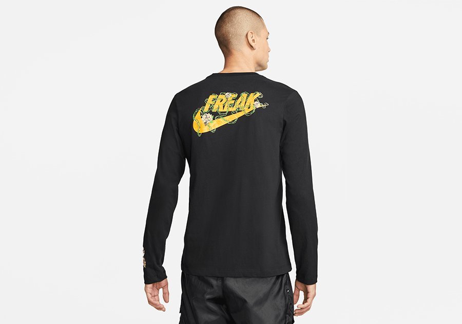 Nike Giannis Antetokounmpo Dri-Fit Freak Premium Long Sleeves Tee Black