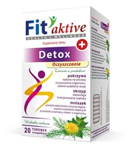 Herbata Malwa Fit Aktive Detox 20tb x 1,5g - Herbata - miniaturka - grafika 1