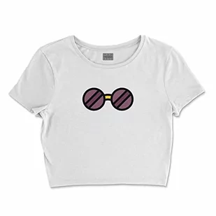 Bona Basics, Koszulka damska z nadrukiem cyfrowym,%100 bawełna, biała, casualowa, topy damskie, rozmiar: M, biały, M Krótki - Koszulki i topy damskie - miniaturka - grafika 1