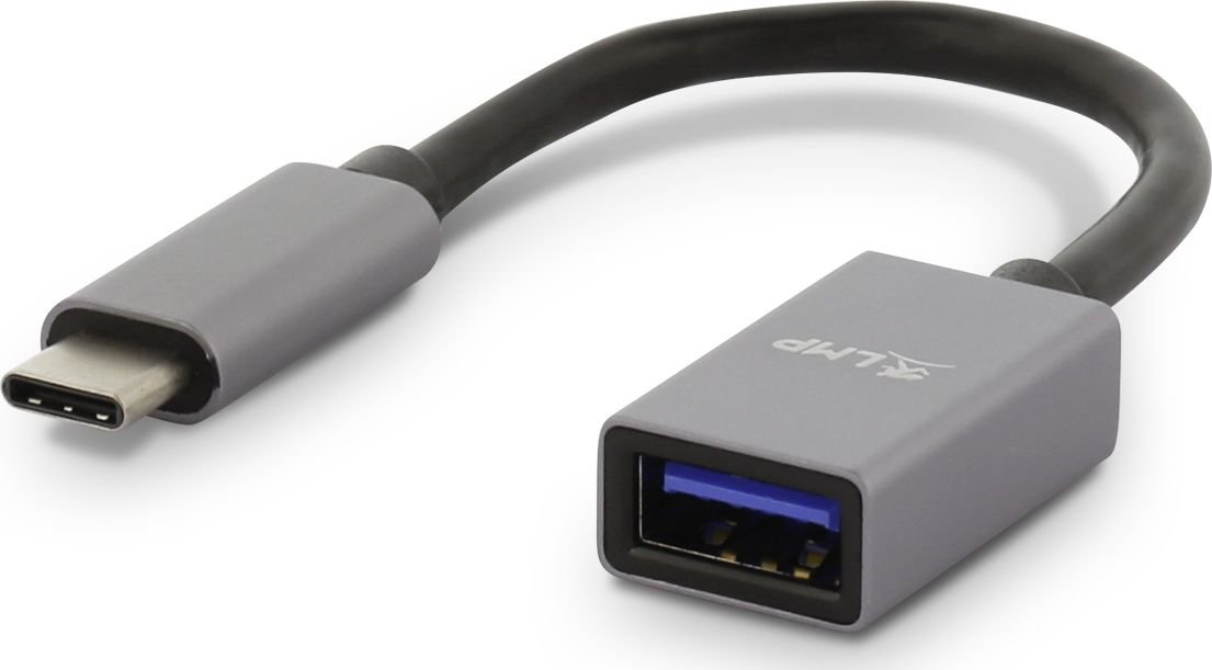 Adapter USB LMP USB-C - USB Szary LMP-USBC-USBA-SG