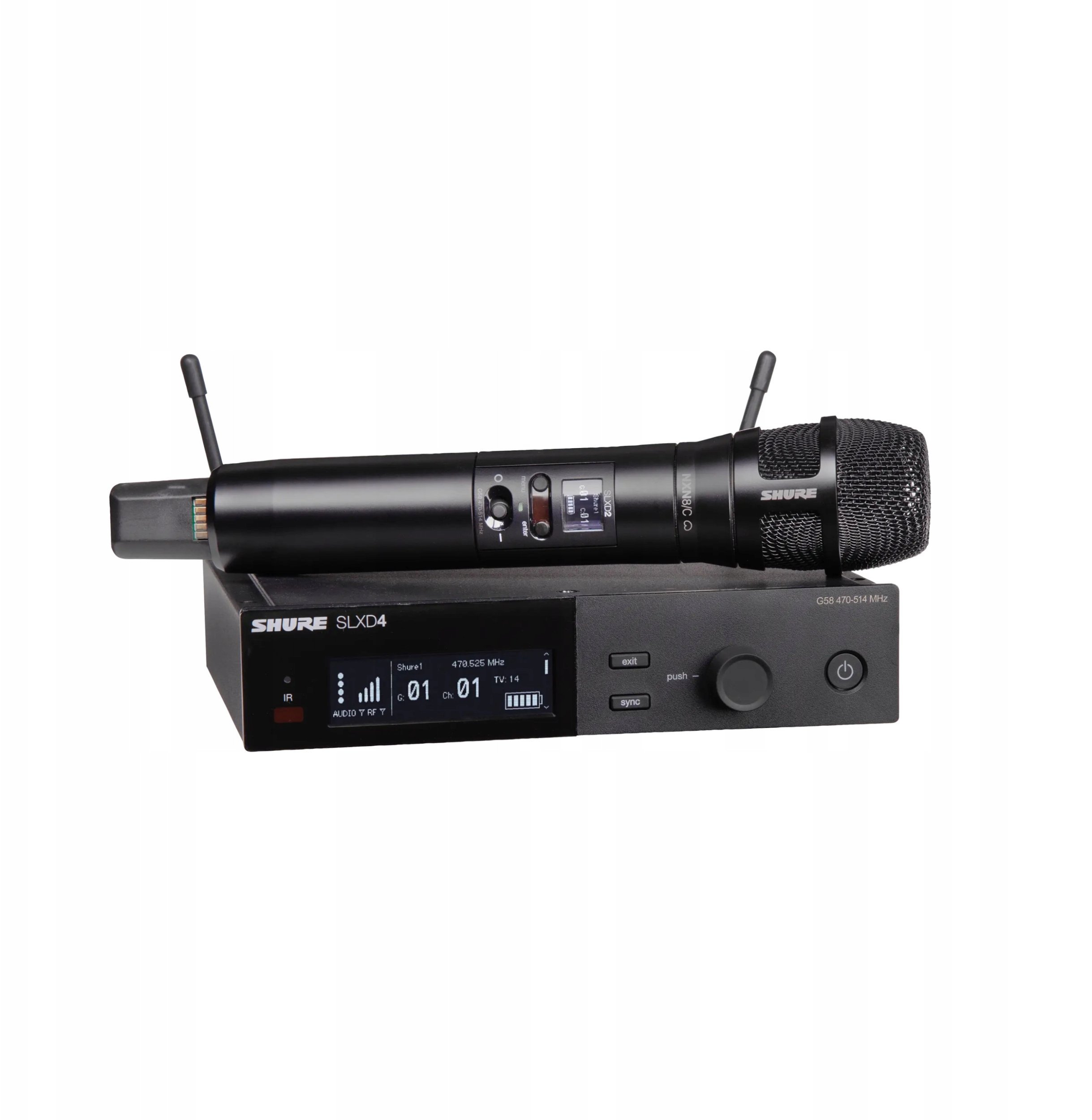 SLXD24E/N8CB-G59 - Cyfrowy system bezprzewodowy z nadajnikiem/mikrofonem