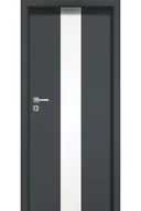 Drzwi wewnętrzne - Pol-Skone Dzwi Wewnętrzne Z Szybą Przezierną Creato A02 Grafite - miniaturka - grafika 1