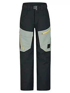 Koszulki i topy damskie - Ziener Chłopięce spodnie narciarskie AKANDO | wodoszczelne, wiatroszczelne, ciepłe, czarne. Gray Seal Ripstop, 104 - grafika 1