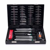 Noże kuchenne - ZESTAW NOŻYKÓW I SKALPELI 56EL. KD10595 - miniaturka - grafika 1