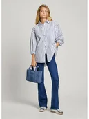 Bluzki damskie - Pepe Jeans Koszula "Artemisa" w kolorze niebiesko-białym - miniaturka - grafika 1