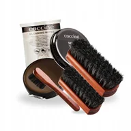 Środki do obuwia i ubrań - Do Pastowania i Polerowania Brązowych Butów Coccine Zestaw 5w1 - miniaturka - grafika 1