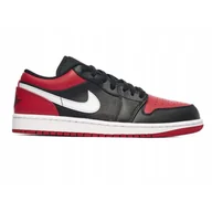 Buty trekkingowe męskie - Buty do koszykówki na co dzień męskie NIKE AIR JORDAN 1 LOW skóra - miniaturka - grafika 1