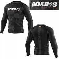 Kimona, stroje i obuwie - Koszulka Rashguard Z Długim Rękawem Męski Extreme Hobby Bold Boxing R. Xl - miniaturka - grafika 1