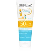 Balsamy i kremy do opalania - Bioderma Photoderm Pediatrics Lait SPF50+ 200ml - miniaturka - grafika 1