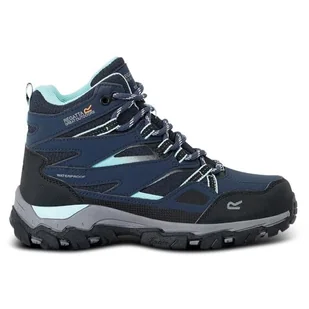 Regatta Dziecięce buty trekkingowe Holcombe, wodoodporne i oddychające, idealne do aktywności na świeżym powietrzu i wspinaczki górskiej, granatowy, 13 UK - Buty dla chłopców - miniaturka - grafika 1