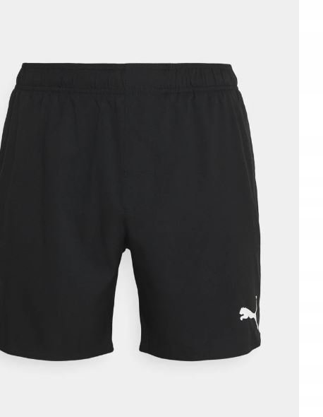 Spodenki kąpielowe męskie Puma Swim Medium Lenght 1P czarne 935088 05-2XL