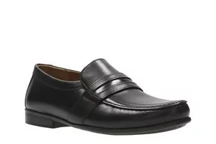 Claude Aston [black leather] - rozmiar 48 - Półbuty męskie - miniaturka - grafika 1
