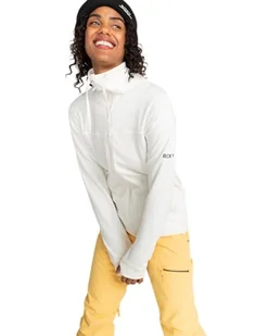 Roxy Top VERTERE Full Zip Kobiety Beżowy L - Koszulki i topy damskie - miniaturka - grafika 1