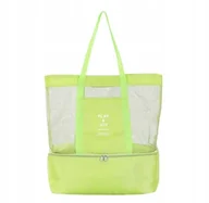 Torby termiczne - Torba Plażowa Na Zakupy Z Siatki Spód Termiczny - miniaturka - grafika 1