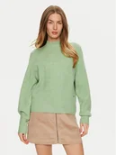 Swetry damskie - Pepe Jeans Sweter Irma Perkins PL702191 Zielony Regular Fit - miniaturka - grafika 1