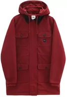 Kurtki damskie - Vans kurtka street zimowa damska DRILL LONG CHORE COAT MTE Pomegranate - miniaturka - grafika 1