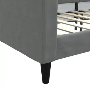 Sofa z funkcją spania, ciemnoszara, 90x200 cm, obita tkaniną Lumarko! - Łóżka Sofa z funkcją spania, ciemnoszara, 90x200 cm, obita tkaniną Lumarko! - Łóżka - miniaturka - grafika 7