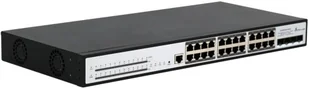 EXTRALINK CHIRON PRO 24 GE PORTS POE 802.3AF/AT MANAGED SWITCH, POWER 370W, 4X 10GE/GE SFP+ - Akcesoria do monitoringu - miniaturka - grafika 7