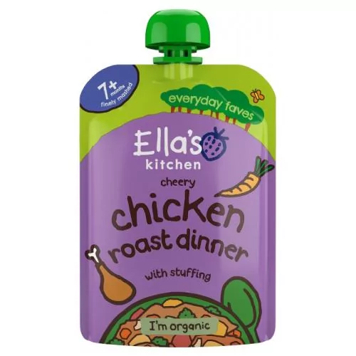 Ella's Kitchen BIO Kurczak pieczony z nadzieniem, 130 g
