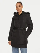 Kurtki damskie - Calvin Klein Kurtka zimowa K20K207726 Czarny Regular Fit - miniaturka - grafika 1