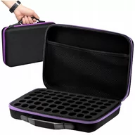 Zestawy do manicure i pedicure - Kuferek Organizer Na Lakiery Kosmetyczny Usztywnianie Etui Na 60 Lakierów - miniaturka - grafika 1