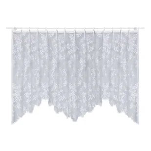 Firana żakardowa NADIA 300 x 150 cm biała - Firany - miniaturka - grafika 1