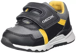 Geox Chłopięce B Pyrip Boy B sneakersy, Black Dk Yellow, 26 EU - Buty dla chłopców - miniaturka - grafika 1