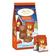 Inne słodycze - Lindt Miś Teddy Świąteczne Chrupiące Praliny 130g - miniaturka - grafika 1